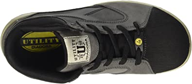 diadora d-jump hi pro s3 esd, unisex adults’ work shoes, grey (grigio acciaio/nero antracite), 4.5 uk (37 eu)