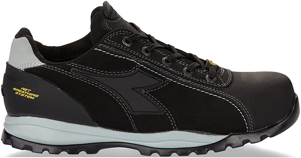 utility diadora men's safety shoes black black 12.5 uk - a photo