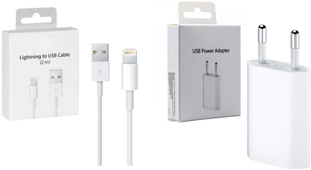 apple charger - a photo
