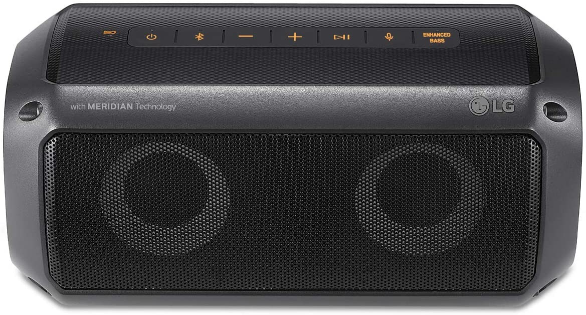 lg pk3 xboom go bluetooth party speaker - black