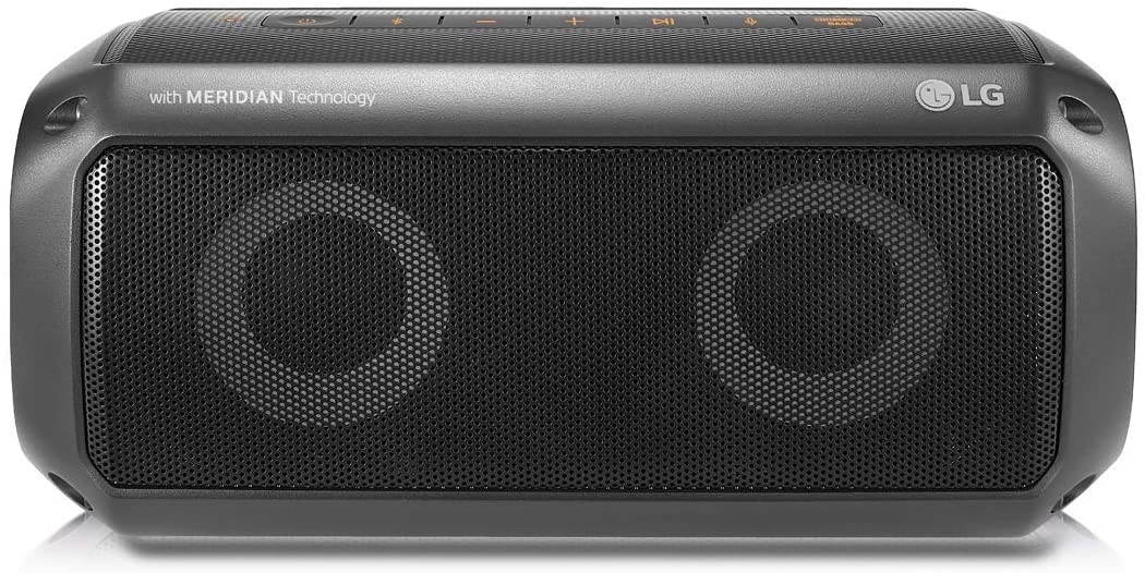 lg pk3 xboom go bluetooth party speaker - black