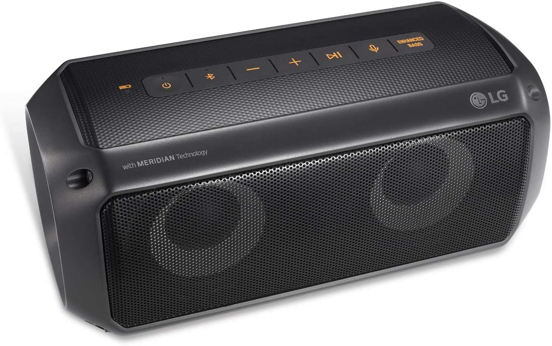 lg pk3 xboom go bluetooth party speaker - black