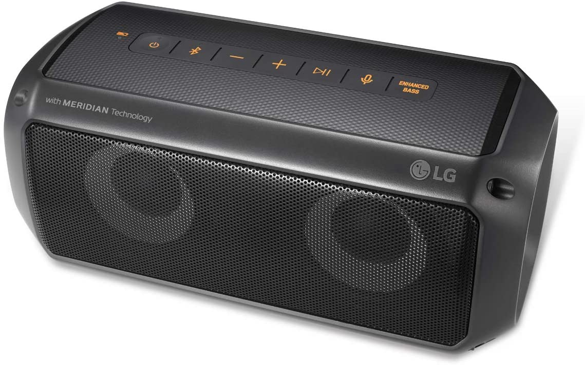 lg pk3 xboom go bluetooth party speaker - black