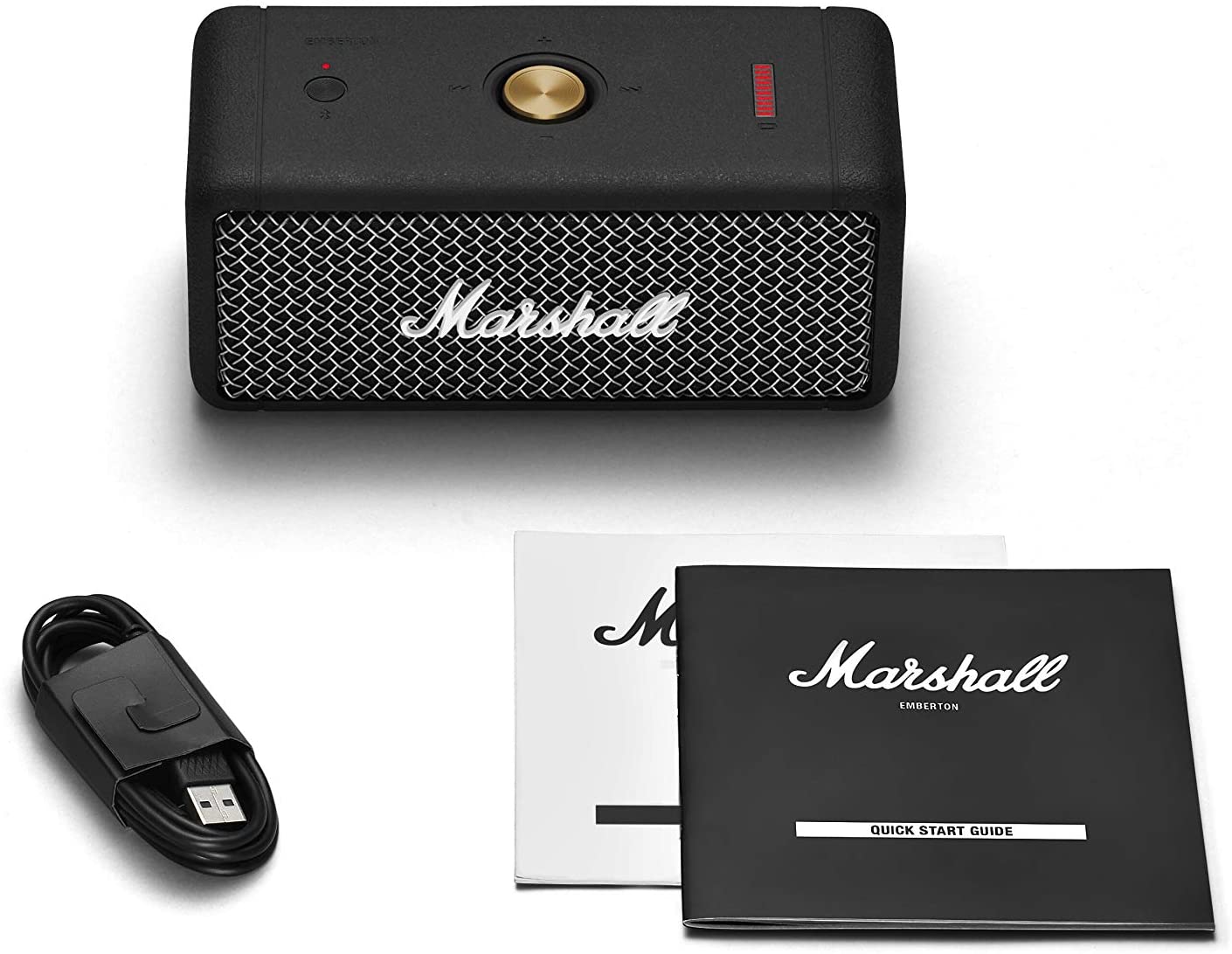 marshall emberton portable bluetooth speaker - black,uk