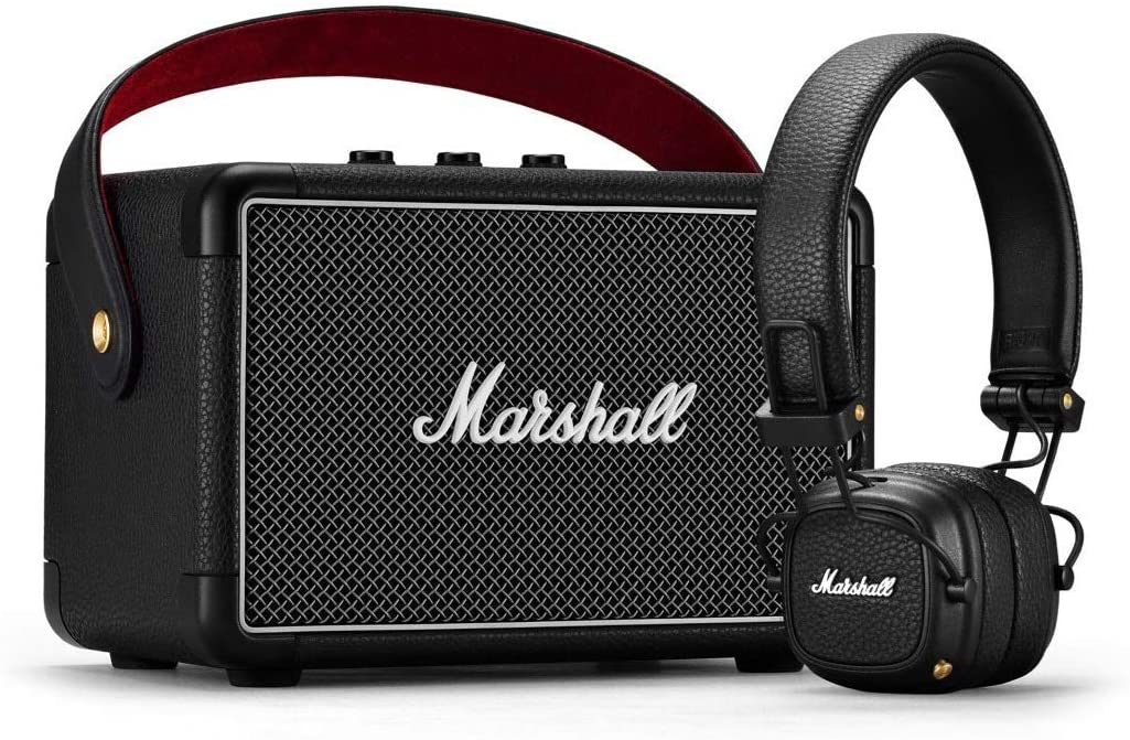 marshall kilburn ii bluetooth speaker black & major iii - a photo