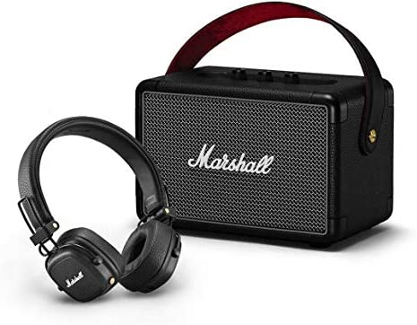 marshall kilburn ii bluetooth speaker black & major iii