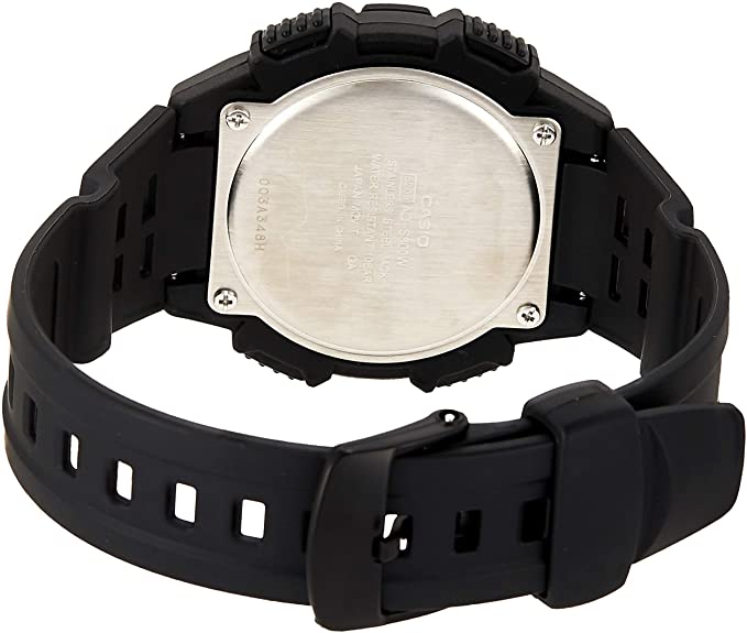 casio collection men's solar collection analogue-digital quartz watch aq-s800w-1bvef