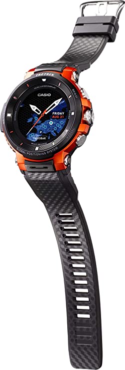 casio men's analog - digital quartz watch with resin strap wsd-f30-rgbae