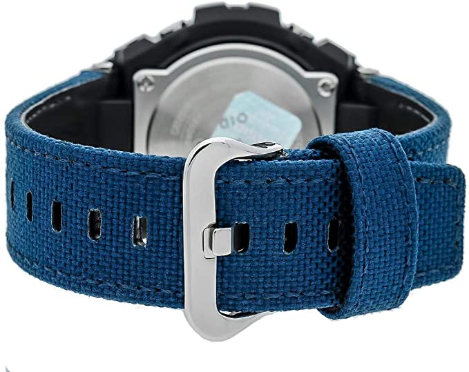 casio men's analog - digital quartz watch with textile strap gst-w330ac-2aer