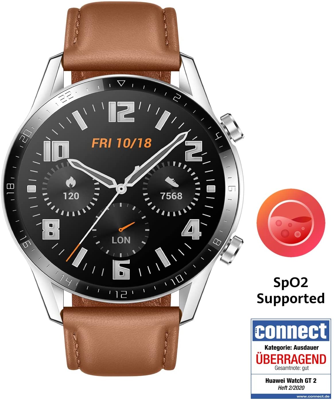 huawei watch gt 2 - with heart rate measurement, music - a photo