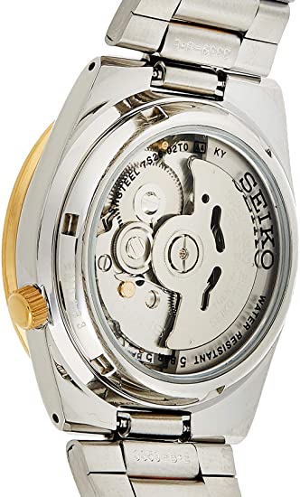 seiko men's analogue automatic watch with stainless steel strap snke04k1